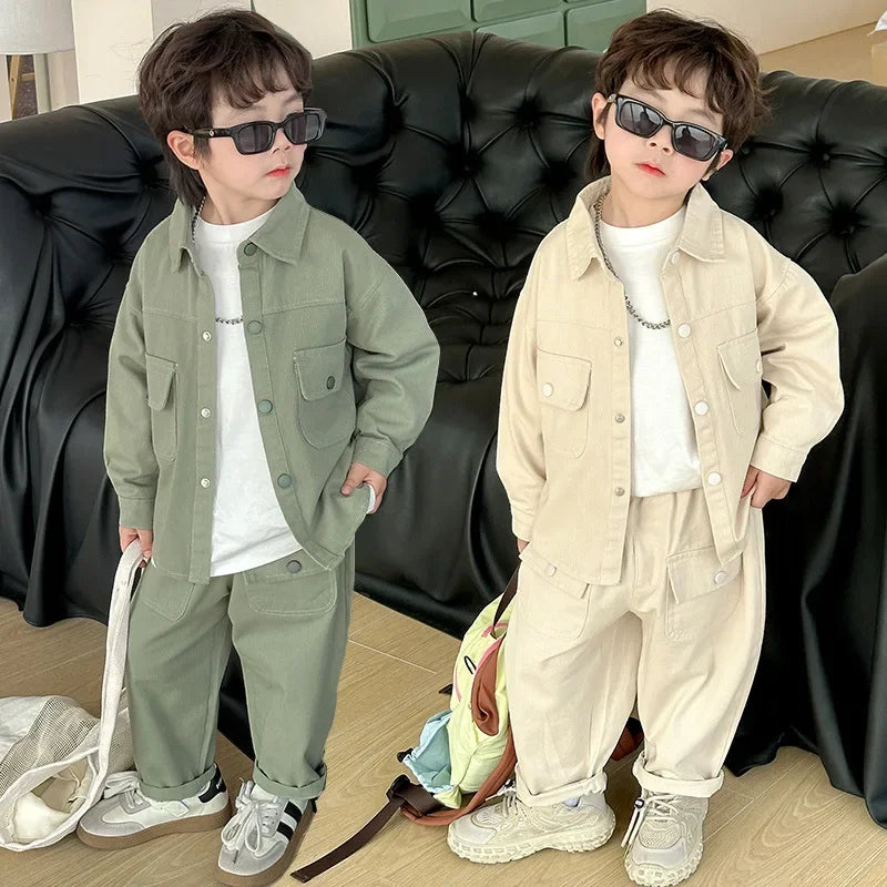 Boys Fashion – Trendy & Komfort – Cargo-Set für Jungen