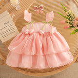 Tulip Mesh Dress – Elegant & Komfort – Kinderkleid
