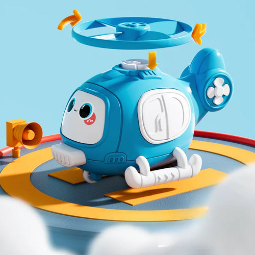 Hover Buddy™ – Luftiges Lächeln – Cartoon-Helikopter