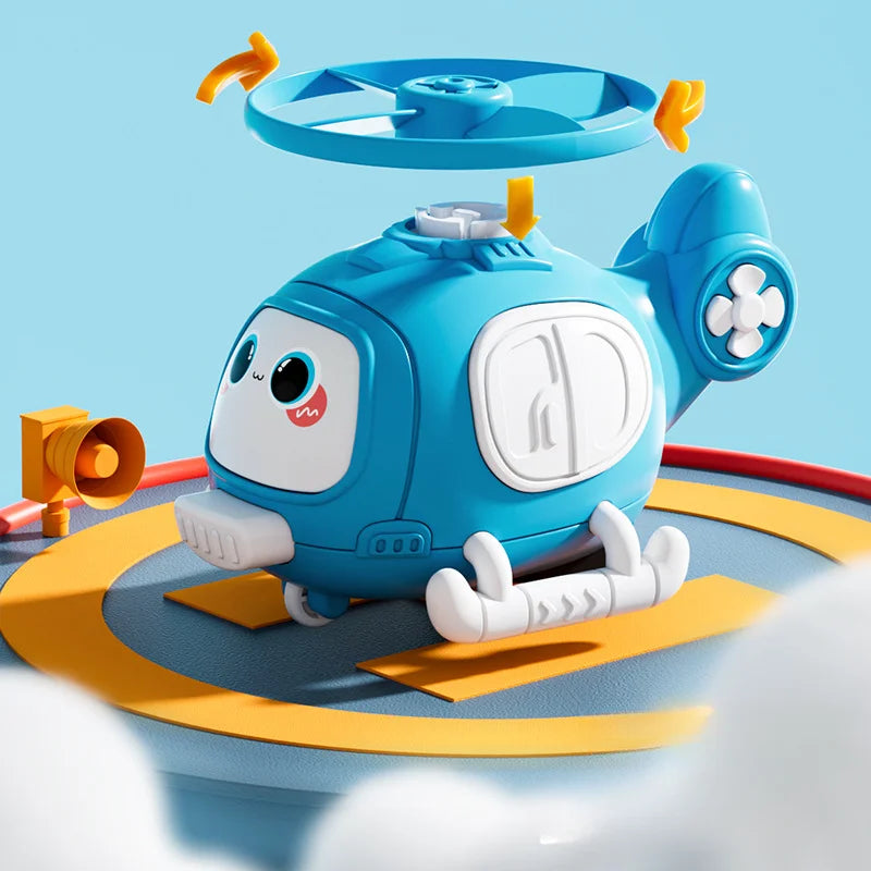 Hover Buddy™ – Luftiges Lächeln – Cartoon-Helikopter