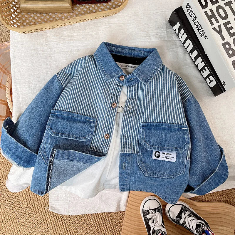 DenimStar – Stilvoll & Nachhaltig – Jeansjacke für Jungen