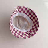 Bucket Hat – Niedlich & schützend – Kinderhut mit Karomuster