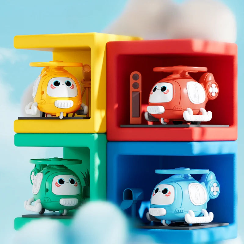 Hover Buddy™ – Luftiges Lächeln – Cartoon-Helikopter