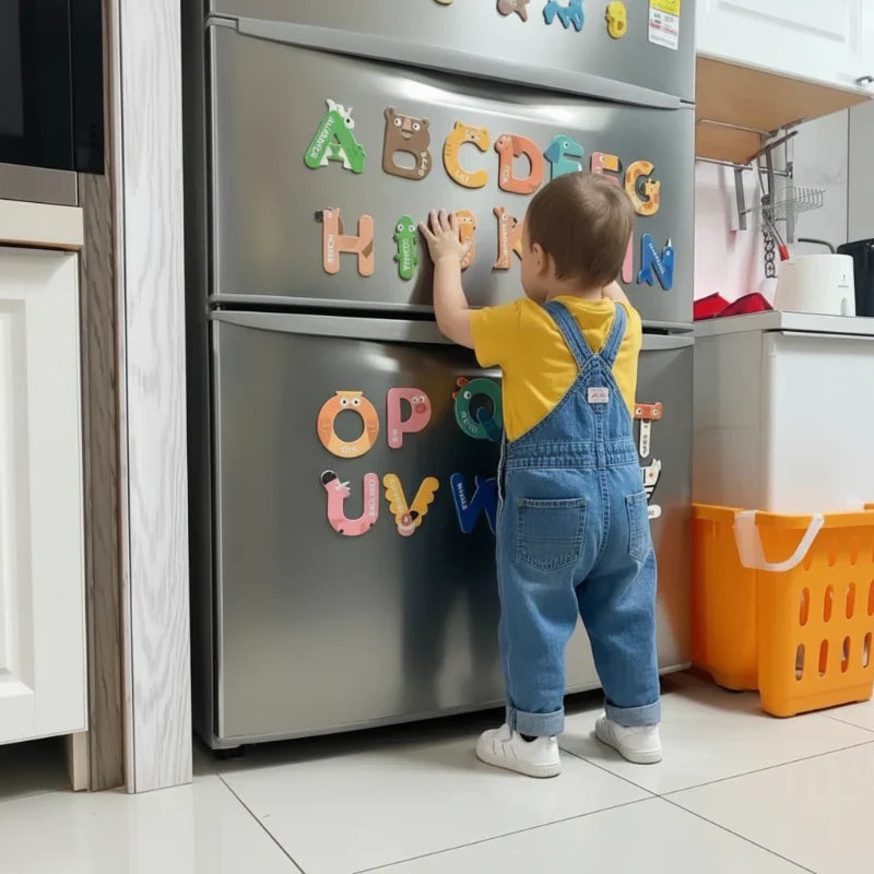 Magnetic Alphabet – Lernen & Spielen – Magnet-Buchstaben-Set