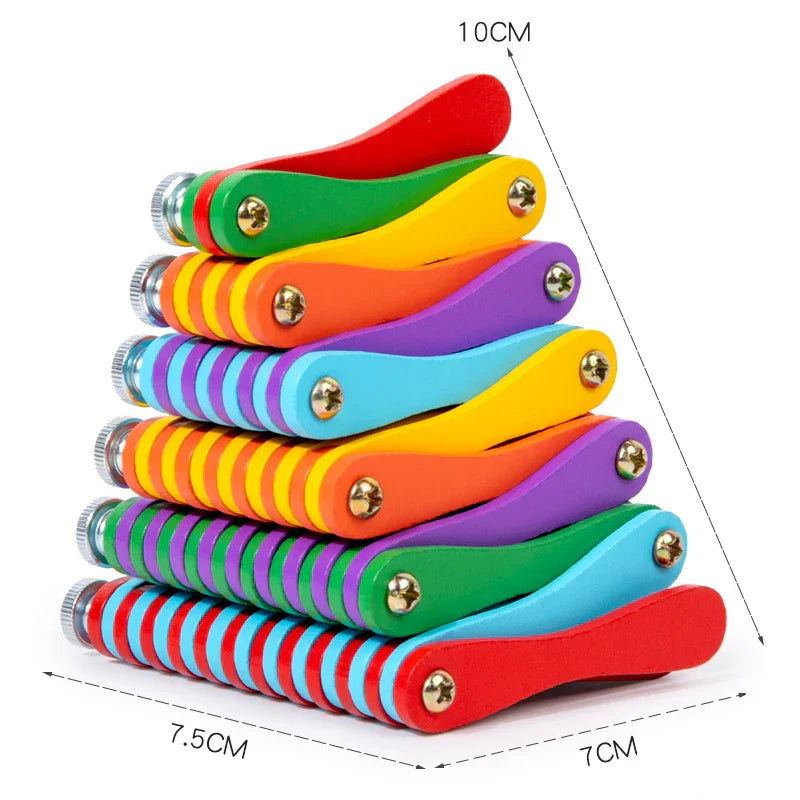 Folding Brain Toy™ – Denken und Spielen – Faltpuzzle aus Holz