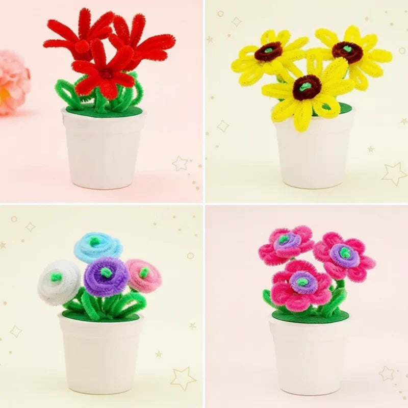 CraftBloom – Bunt & Kreativ – DIY-Blumentopf-Bastelset