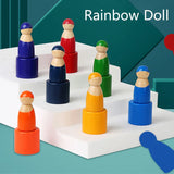 Rainbow Puzzle™ – Bunt & kreativ - Sortierspielzeug aus Holz