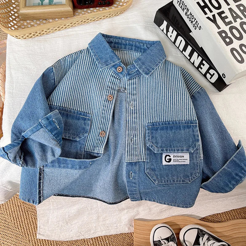 DenimStar – Stilvoll & Nachhaltig – Jeansjacke für Jungen