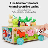 Woods™ - Formenspaß im Bollerwagen - Tiere und Gemüse-Puzzle