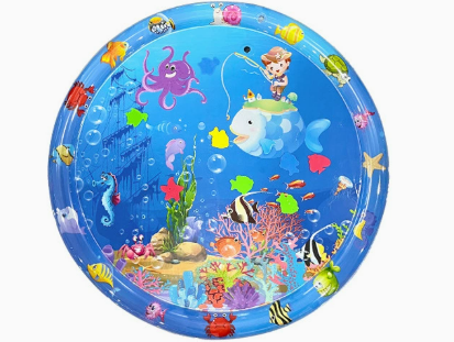 TinyWave – Fröhlich & entwicklungsfördernd – Sensorische Wassermatte für Babys