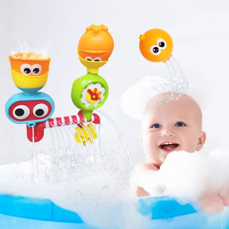 Waterwheel Fun™ – Turn & Splash Wasserspaß - Baby Badespielzeug