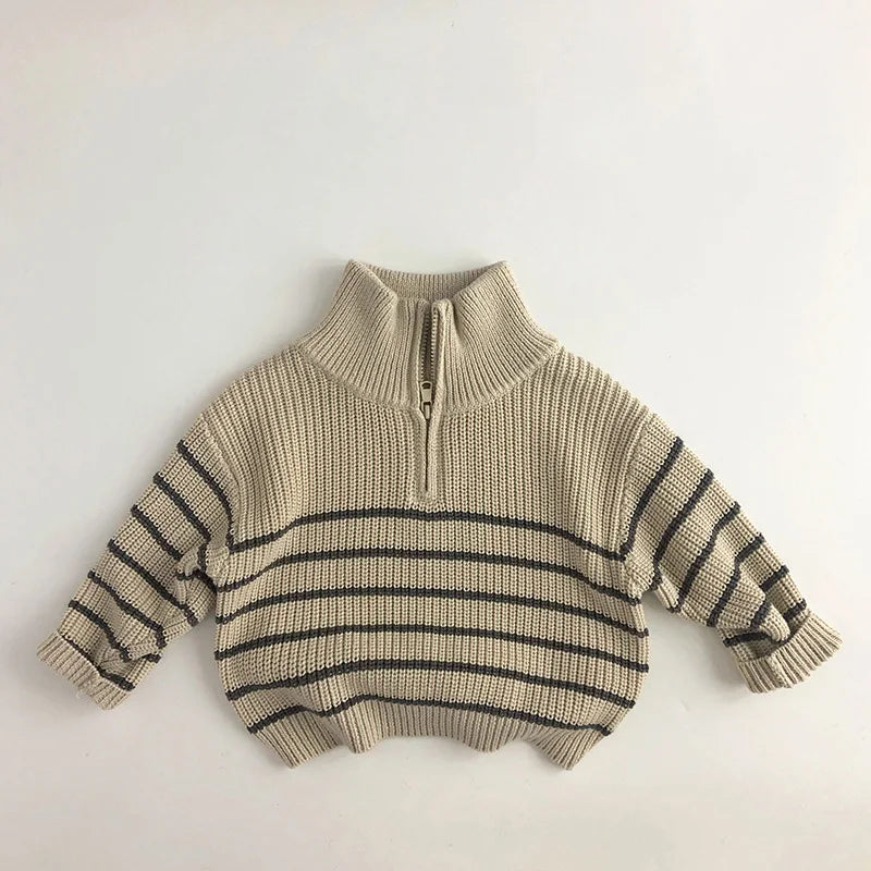 Mini Fashion™ - Einfacher Reißverschluss - Kinder Pullover mit Reißverschluss