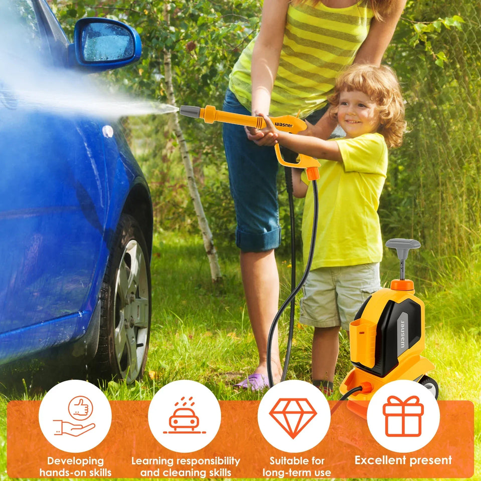 CarWash – Spielerisch & unterhaltsam – Autowasch-Spielset für Kinder