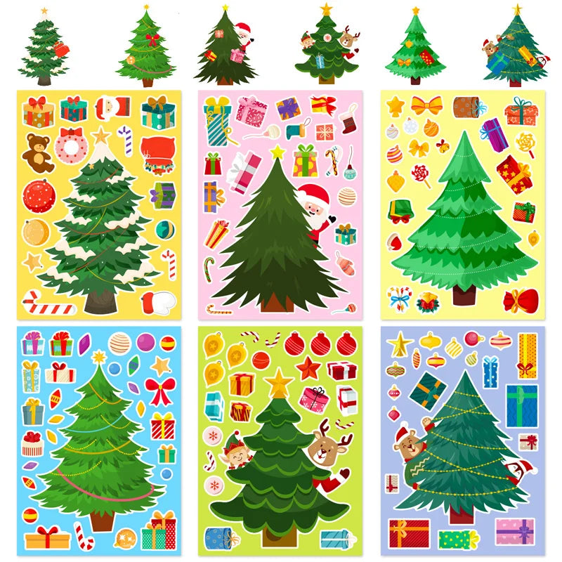 Xmas Tree Stickers™ - Bauen Sie Ihr eigenes Weihnachtswunder - DIY Stickers