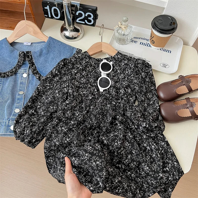 Enchanted Blossom™ - Jeansjacke kombiniert mit Kleid