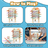 Balance Tower™ – Stapeln & Zählen – Hölzernes Denkspiel