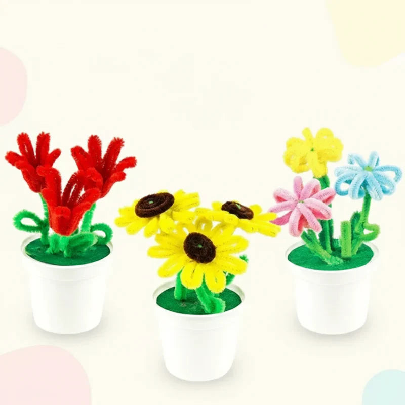 CraftBloom – Bunt & Kreativ – DIY-Blumentopf-Bastelset