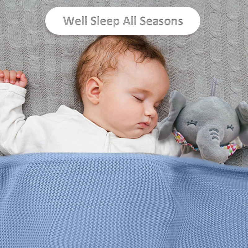Personalized Baby Blanket – Weich & Einzigartig – Personalisierte, bestickte Baumwolldecke