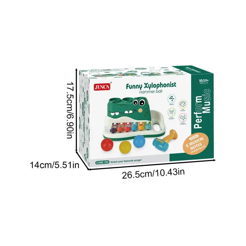 GatorBeats – Musikalisch & unterhaltsam – Hammer-Xylophon-Spielzeug