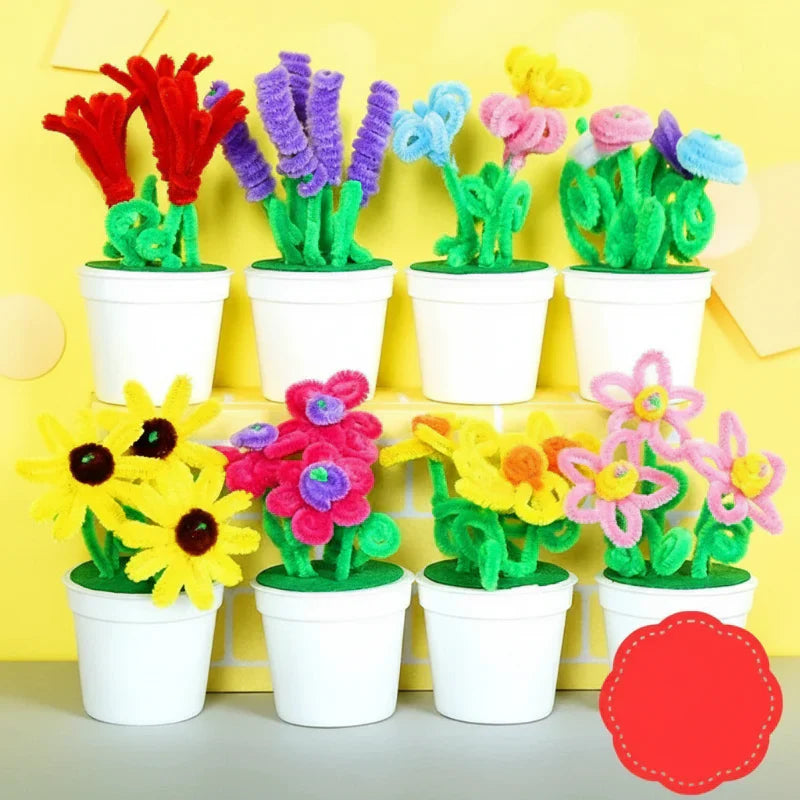 CraftBloom – Bunt & Kreativ – DIY-Blumentopf-Bastelset