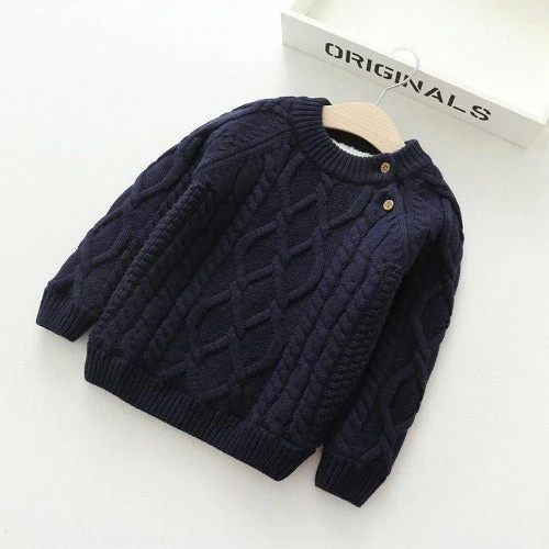 LittleLoom – Schön & Gemütlich – Gestrickter Winterpullover aus Wolle