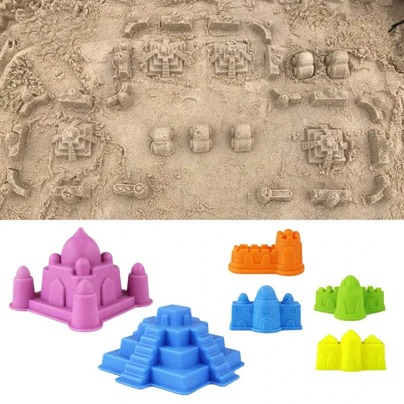 Sand Castle Kit™ – Sandspaß Bauspaß – Sandburgen-Set