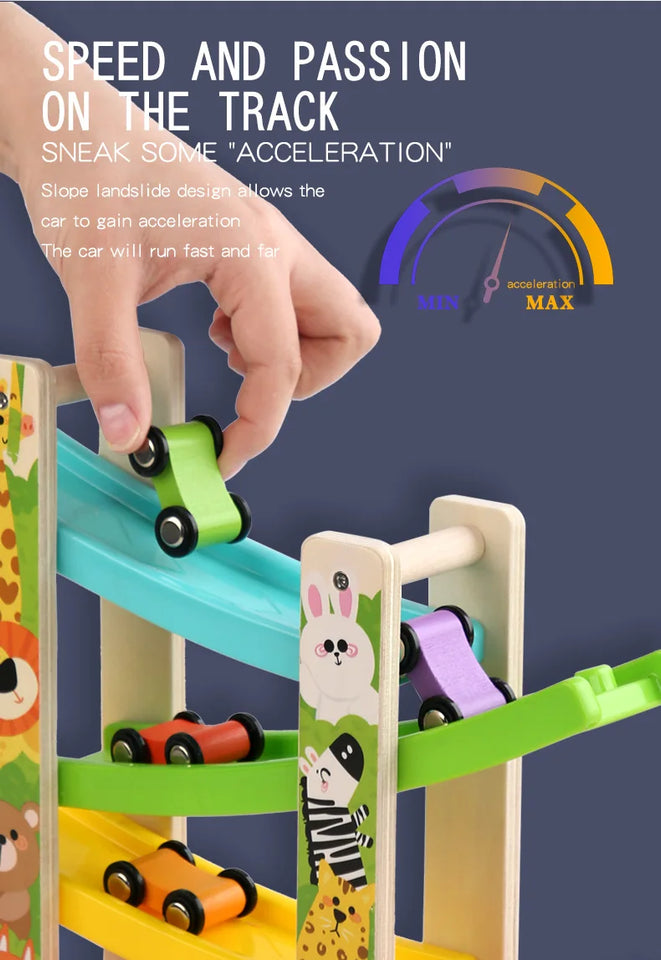 Woods™ - Kreativ & lehrreich - Achterbahn aus Holz