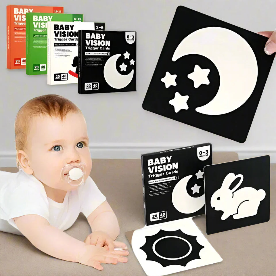 VisionBook – Lehrreich & informativ – Baby-Kognitionskartenbuch