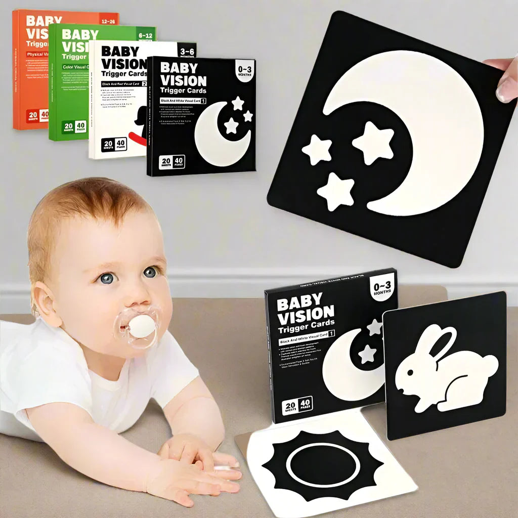 VisionBook – Lehrreich & informativ – Baby-Kognitionskartenbuch