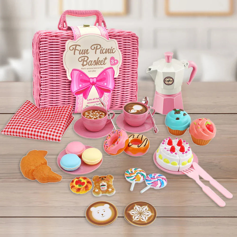 Tea Party Set – Süß & schick – Picknick-Spielzeug-Set