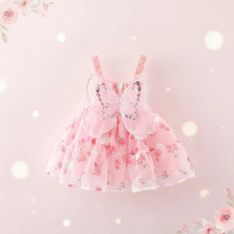 Girls Butterfly Dress – Süß & luftig – Kinderkleid