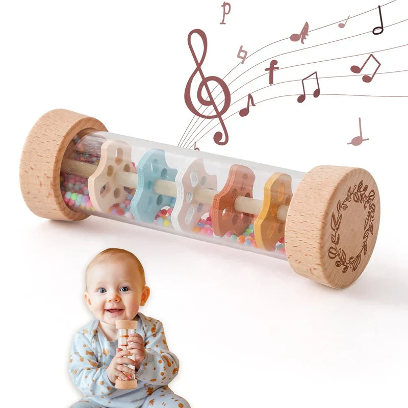Baby Rain Stick™ – Magische Regenmusik - Sensorisches Spielzeug