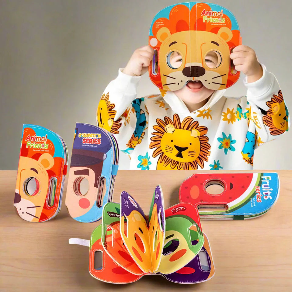 Mask Book™ – Baby lernt erste Eindrücke - Stoffmaskenbuch