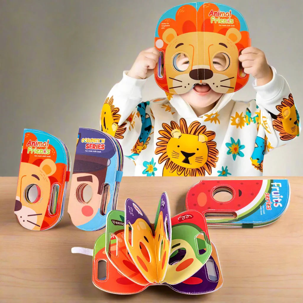Mask Book™ – Baby lernt erste Eindrücke - Stoffmaskenbuch