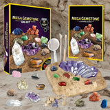 Gemstone Dig Kit – Entdecken & Lernen – Kristall-Ausgrabungsset