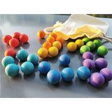 Rainbow Balls™ – Holzkugeln Regenbogen