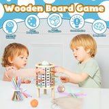 Balance Tower™ – Stapeln & Zählen – Hölzernes Denkspiel