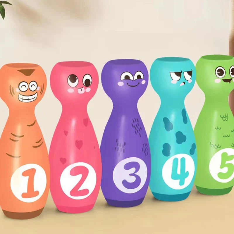 Bowling Game Set - Farbenfroh & lustig – Spielzeug-Bowling-Set