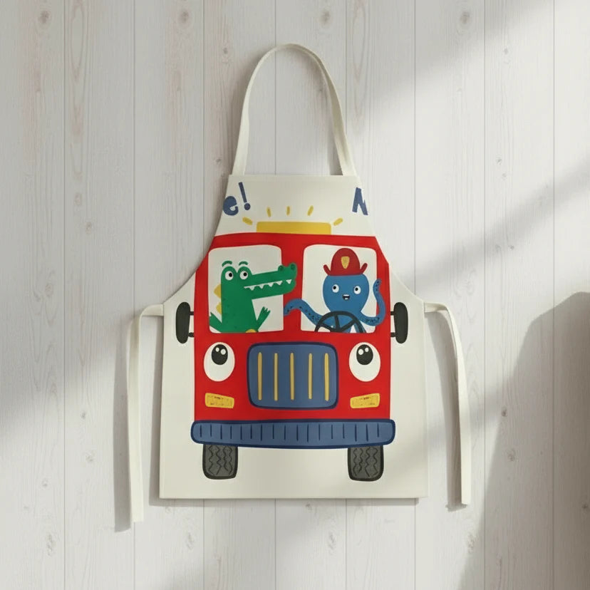 MiniChef™ – Verspielt & schmutzabweisend - Schürze für Kinder