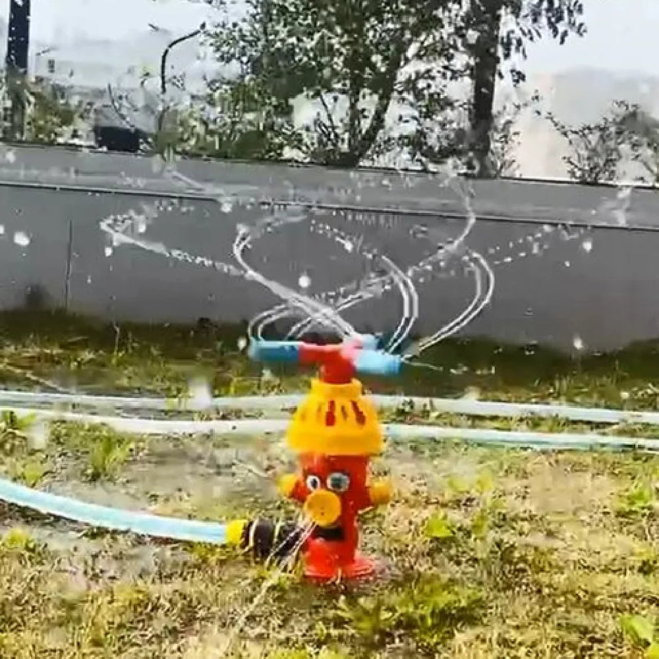 Cartoon Hydrant™ - Wasserparty im Garten - Verspielter Springbrunnen