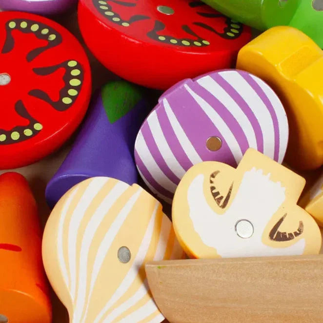 MiniChef – Spaß & Kreativität – Magnetisches Küchenspielset aus Holz