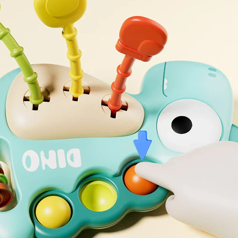 BabyDino – Verspielt & Beißbar – Sensorisches Ziehspielzeug