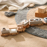 TrainCount –  Klassisch & Pädagogisch – Montessori-Zug aus Holz