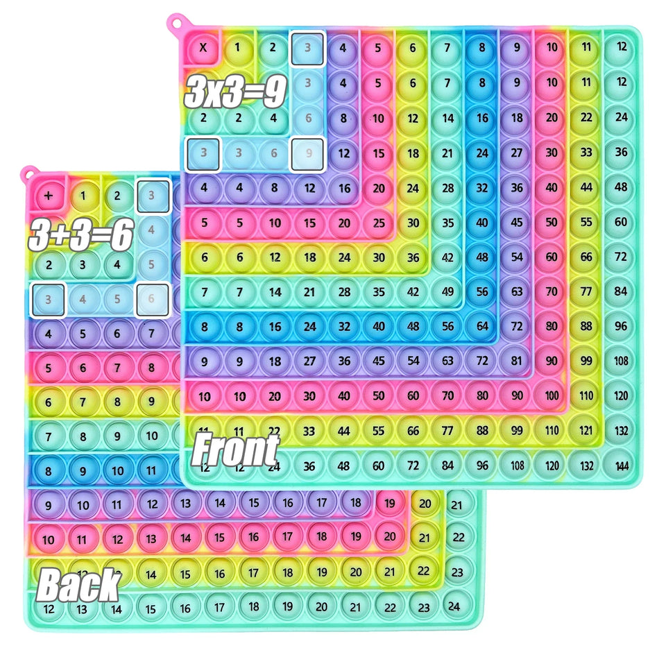 Multicolor Fidget Board™ - Verbesserung der Rechenfertigkeiten - Reken Zappelbrett