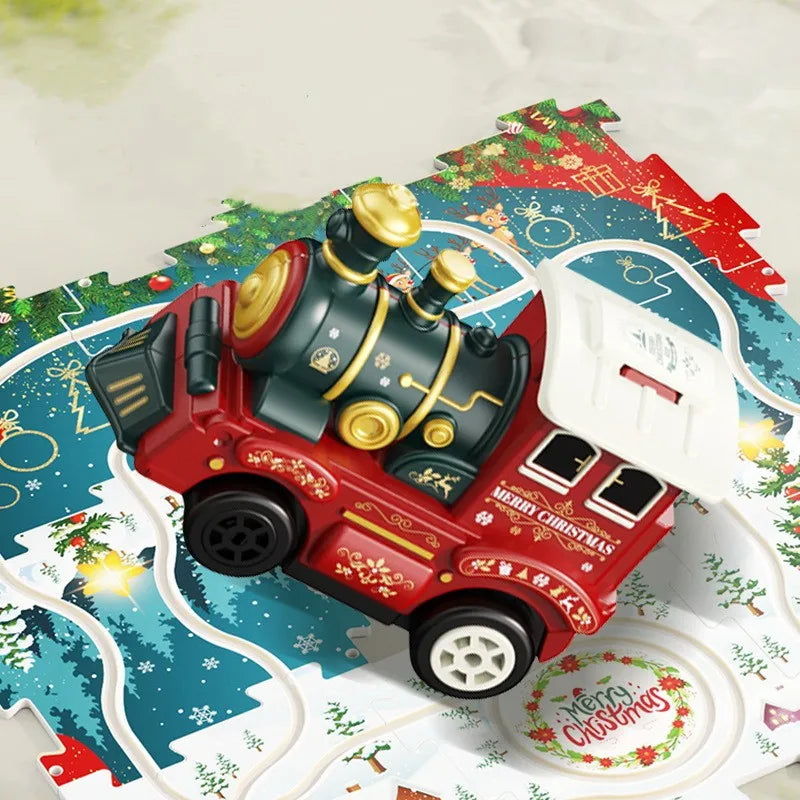 DIY Xmas Train Track™ - Bauen Sie Ihr eigenes Weihnachtswunderland - Weihnachtszug-Puzzle