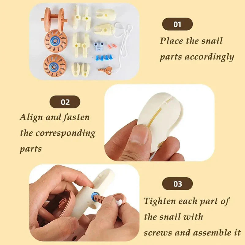 Snail Toy™ - Schnecke unterwegs - Laufendes Seilspielzeug