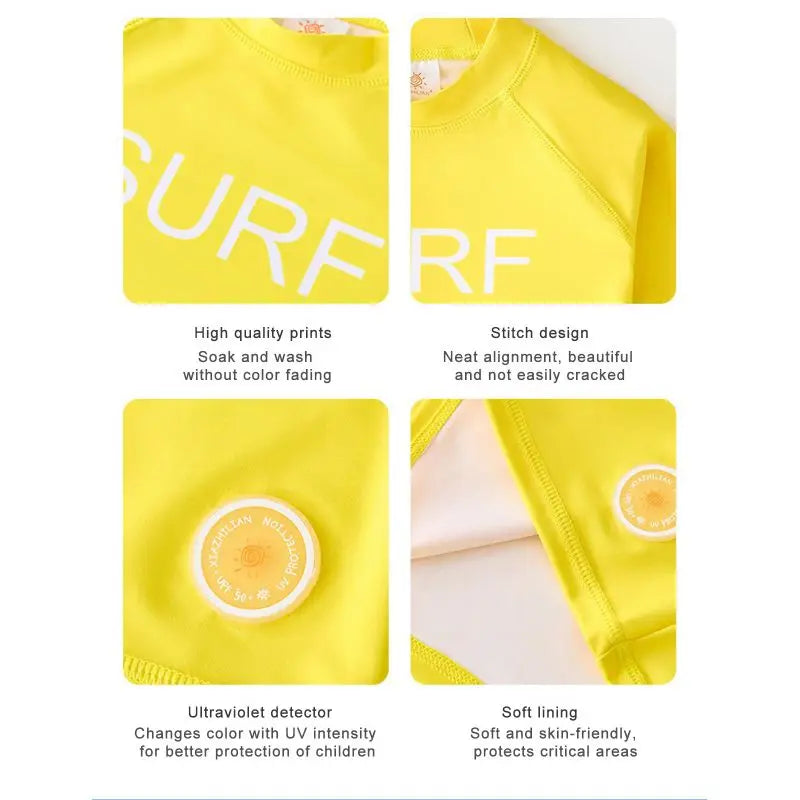 SunShield – Schützend & Flexibel – Langärmliges Surfshirt für Kinder mit UPF 50+