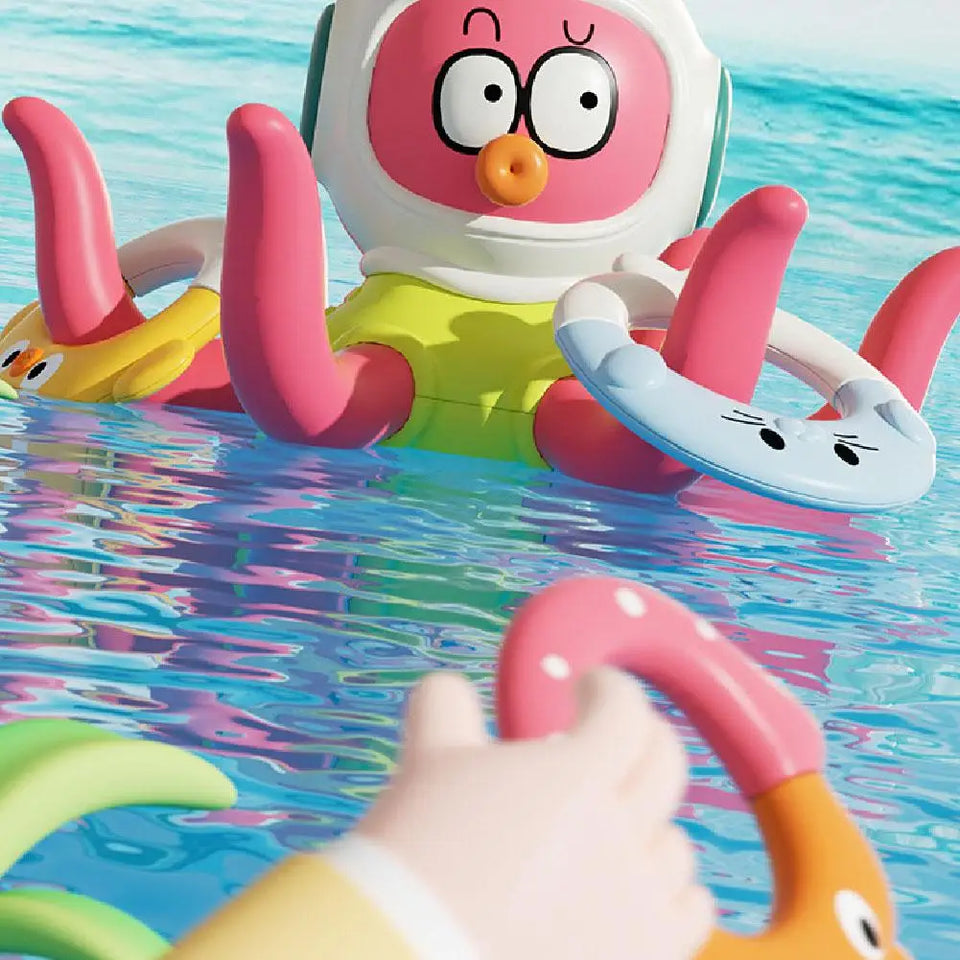 Octopus Water Fun™ – Fangen Sie aber! – Octopus Ringwurfmaschine