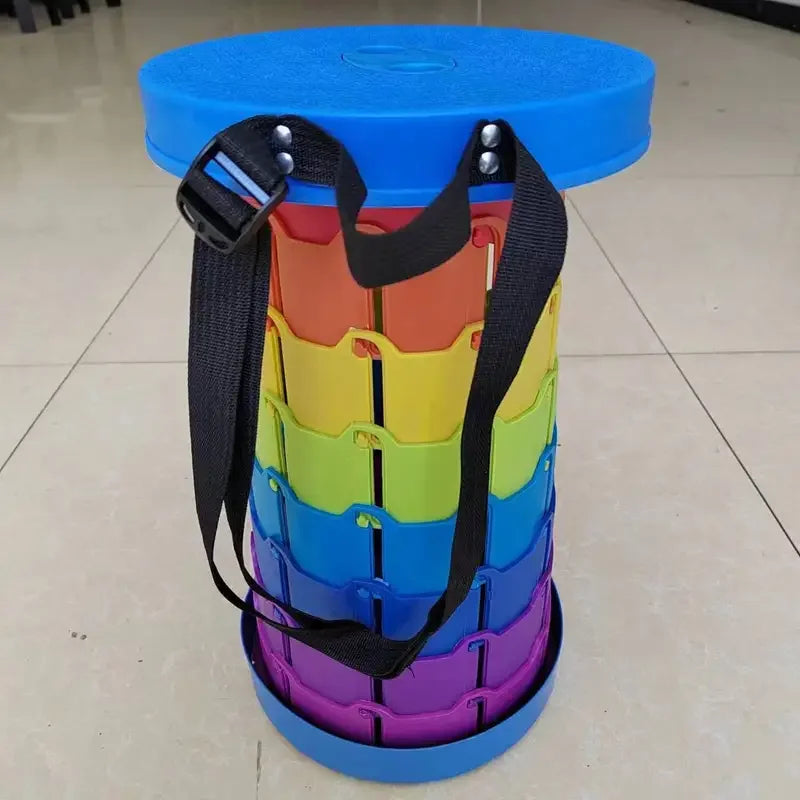 QuickSit - Schnell und stabil - Bunter Klapphocker