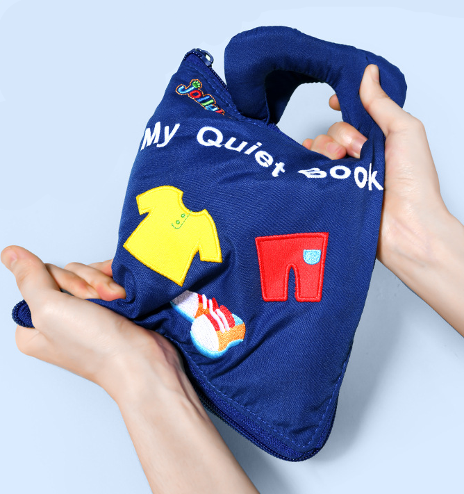 Quiet Book™ | Feinmotorische Fähigkeiten entwickeln - Montessori-Aktivitätsbuch